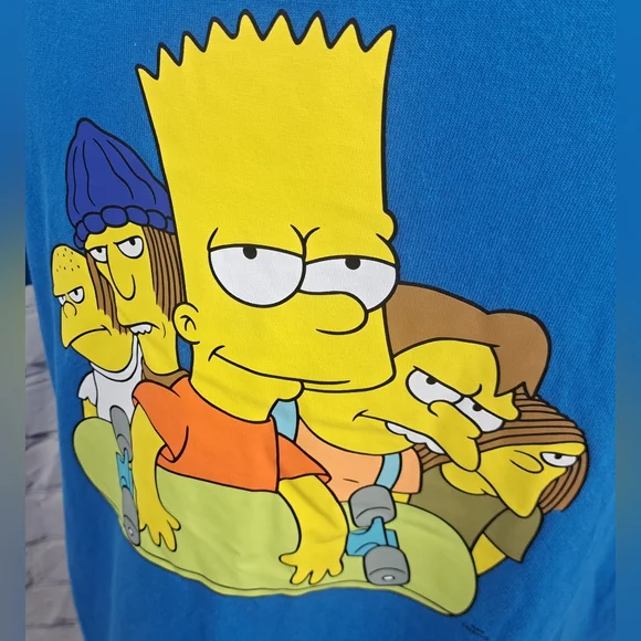 The Simpsons Matt Groening x H&M Men's Graphic T-Shirt Tee Relaxed Fit Sz Large - Picture 3 of 13